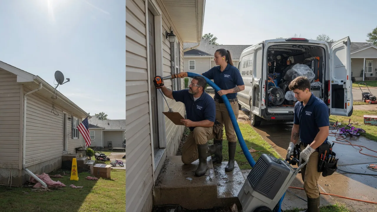 Ceiling Water Damage Restoration in Kossuth, PA near me